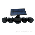 Solar LED Flood Lights Solar Security Outdoor Lights 5 Adjustable Head Manufactory